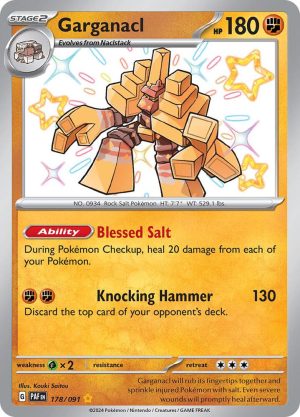 Garganacl - 178/091: SV: Paldean Fates