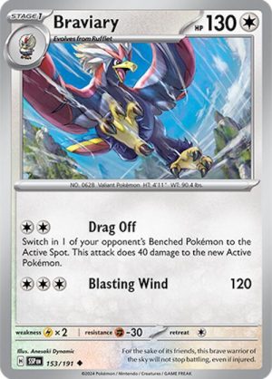 Braviary - 153/191: Surging Sparks