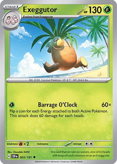 Exeggutor - 003/191: Surging Sparks