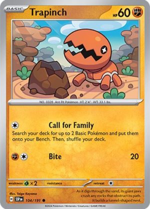 Trapinch - 104/191: Surging Sparks
