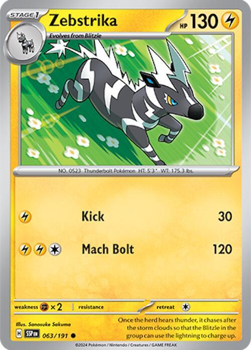 Zebstrika - 063/191: Surging Sparks