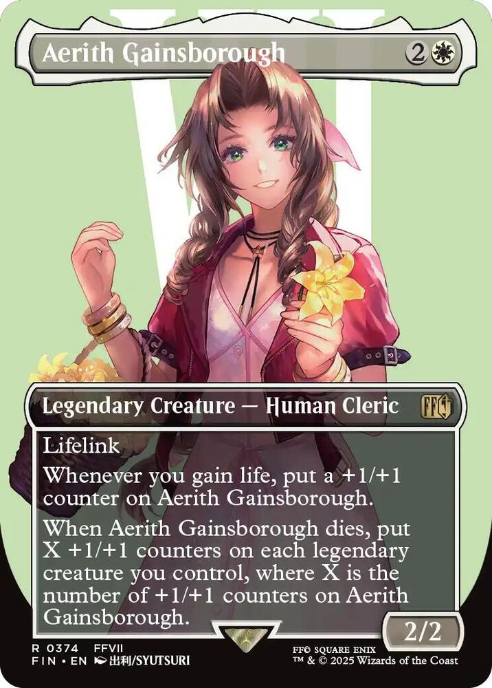 Aerith Gainsborough (Borderless) - 374: FINAL FANTASY