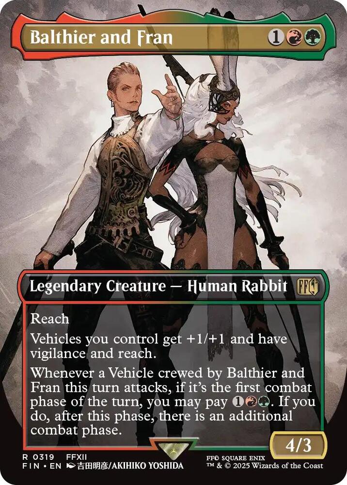 Balthier and Fran (Borderless) (0319) - 319: FINAL FANTASY