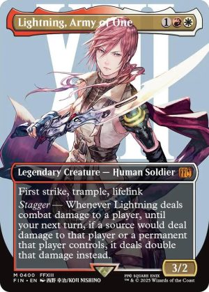 Lightning, Army of One (Borderless) (0400) - 400: FINAL FANTASY