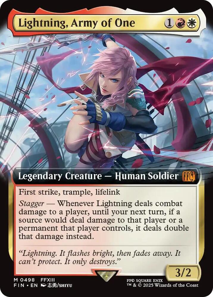 Lightning, Army of One (Extended Art) - 498: FINAL FANTASY