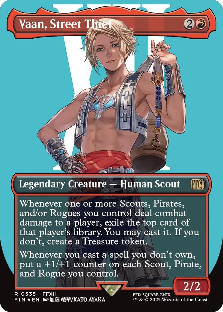 Vaan, Street Thief (Borderless) (Surge Foil) - 535: FINAL FANTASY
