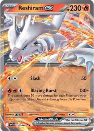 Reshiram ex - 020/086: White Flare