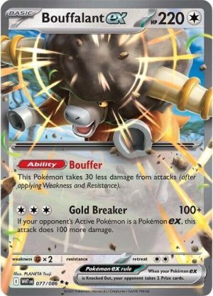Bouffalant ex - 077/086: White Flare