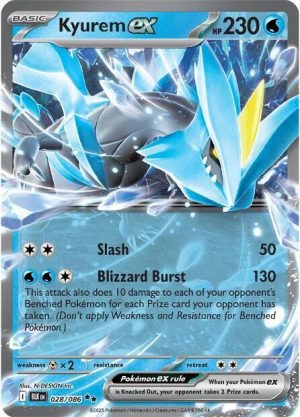 Kyurem ex - 028/086: SV: Black Bolt