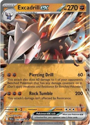 Excadrill ex - 046/086: SV: Black Bolt