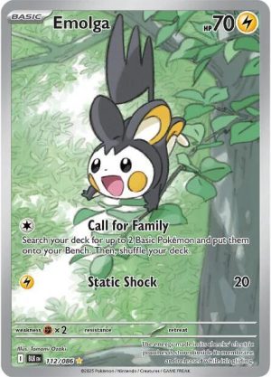 Emolga - 112/086: Black Bolt