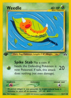 Weedle - 70/75: Neo Discovery