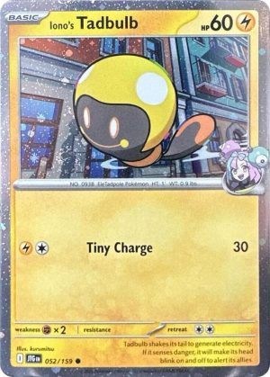 Iono's Tadbulb - 052/159 (Cosmos Holo) 052/159 : Miscellaneous Cards & Products