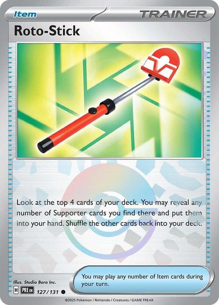 Roto-Stick (Poke Ball Pattern) - 127/131 : Prismatic Evolutions