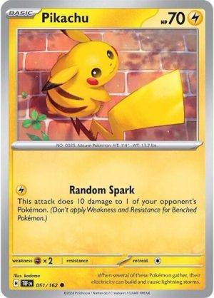 Pikachu - 051/162 : Temporal Forces