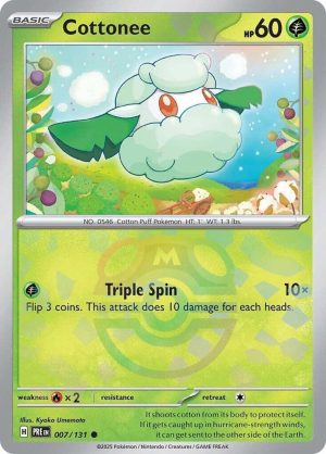 Cottonee (Master Ball Pattern) - 007/131: Prismatic Evolutions