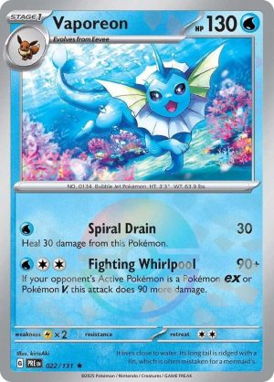 Vaporeon (Poke Ball Pattern) - 022/131 : Prismatic Evolutions