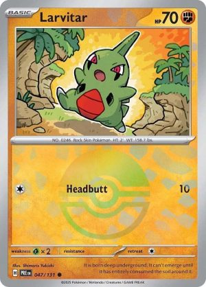 Larvitar (Poke Ball Pattern) - 047/131 : Prismatic Evolutions