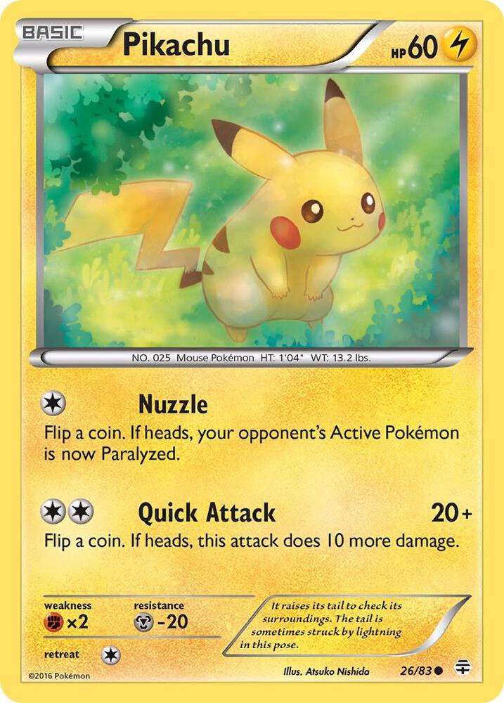 Pikachu - 26/83: Generations