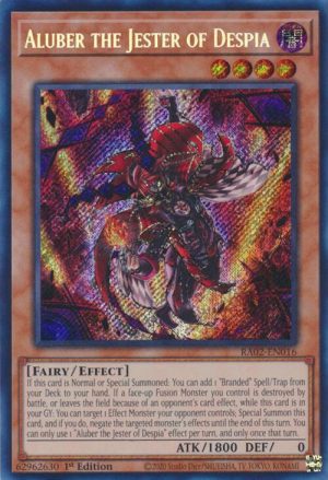 Aluber the Jester of Despia (Secret Rare) - RA02-EN016: 25th Anniversary Rarity Collection II