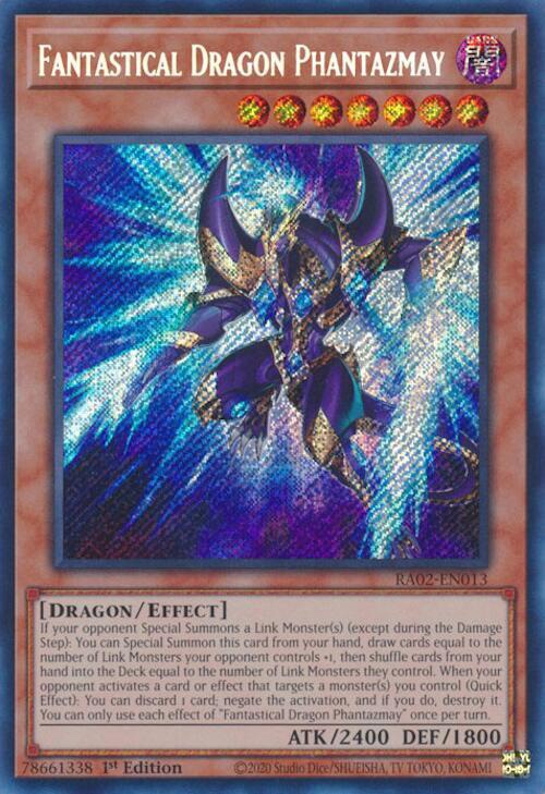 Fantastical Dragon Phantazmay (Alternate Art) (Secret Rare) - RA02-EN013: 25th Anniversary Rarity Collection II