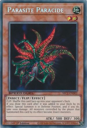 Parasite Paracide (Secret Rare) - SBC1-END02: Speed Duel: Streets of Battle City