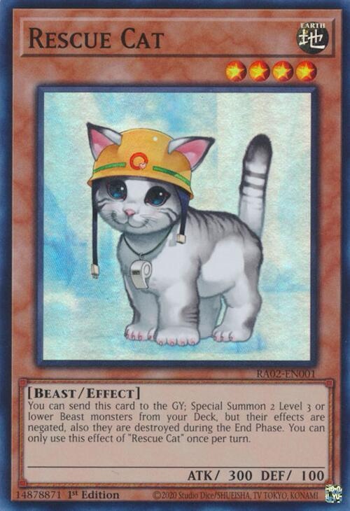 Rescue Cat - RA02-EN001: 25th Anniversary Rarity Collection II