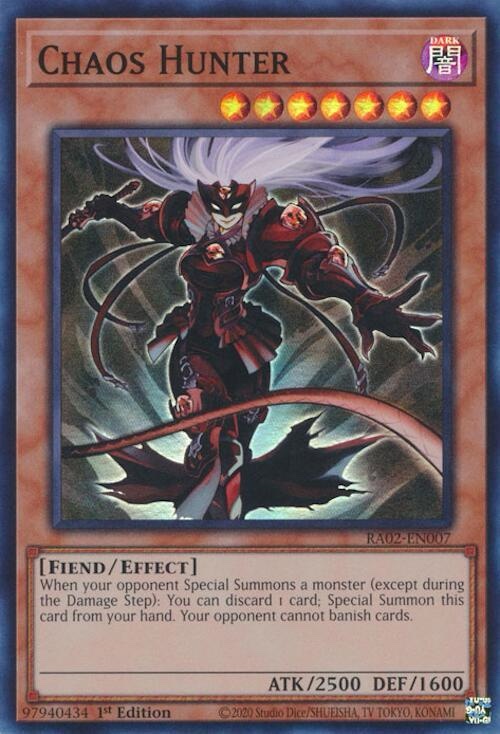 Chaos Hunter - RA02-EN007: 25th Anniversary Rarity Collection II