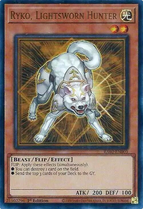 Ryko, Lightsworn Hunter (UR) - RA02-EN003: 25th Anniversary Rarity Collection II