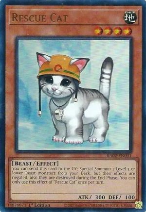 Rescue Cat (UR) - RA02-EN001: 25th Anniversary Rarity Collection II