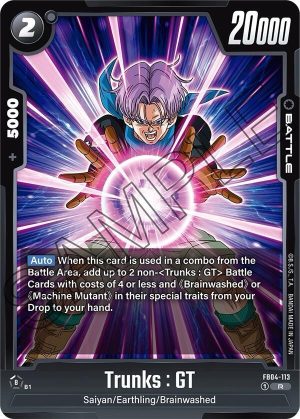 Trunks : GT - FB04-113: Ultra Limit