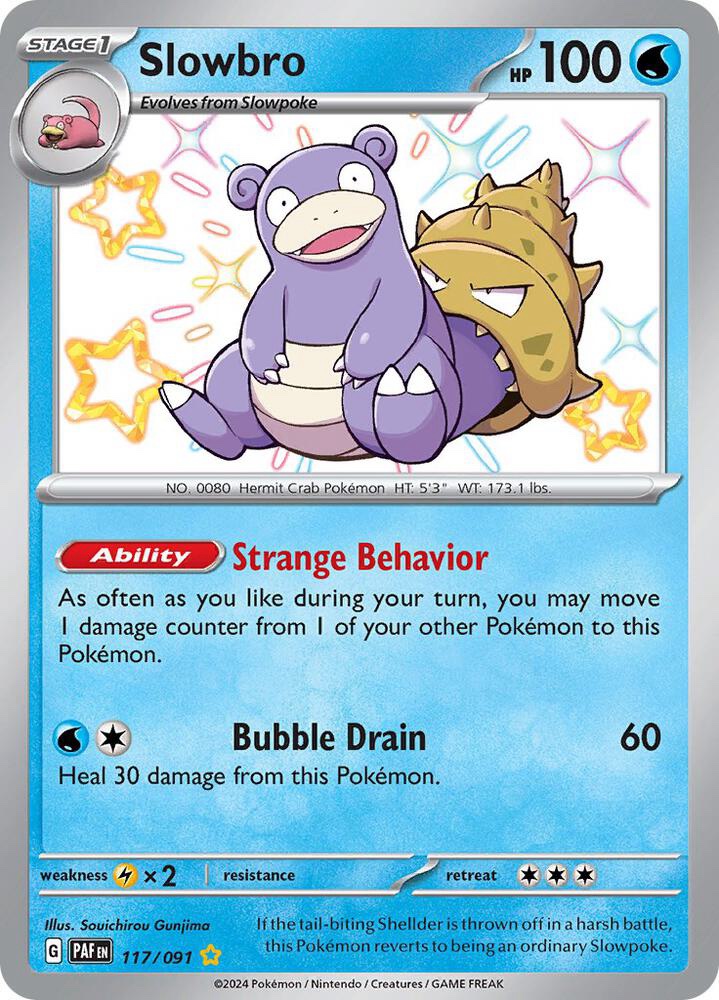 Slowbro - 117/091: Paldean Fates