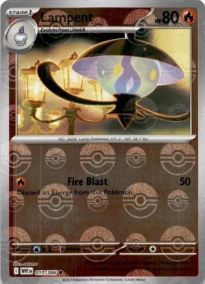 Lampent (Poke Ball Pattern) - 017/086: White Flare