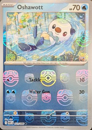 Oshawott (Master Ball Pattern) - 021/086: SV: White Flare