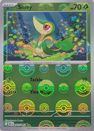 Snivy (Poke Ball Pattern) - 001/086: Black Bolt