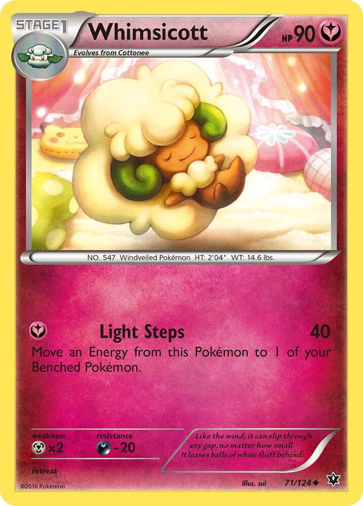 Whimsicott - 71/124: XY - Fates Collide