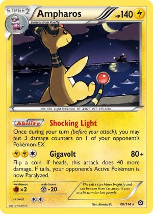 Ampharos - 40/114: XY - Steam Siege