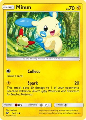 Minun - 34/73: Shining Legends