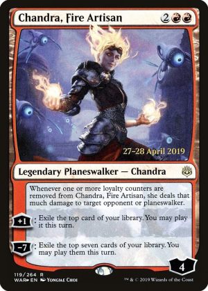 Chandra, Fire Artisan - 119: Prerelease Cards