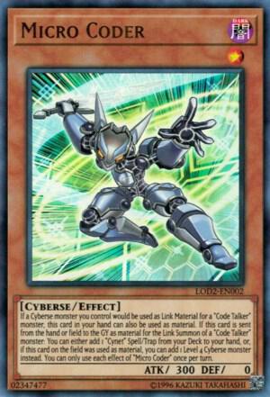 Micro Coder - LOD2-EN002: Yu-Gi-Oh! Video Game Promotional Cards