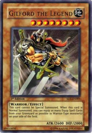 Gilford the Legend - SD5-EN001: Structure Deck: Warrior's Triumph