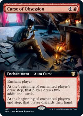 Curse of Obsession (Extended Art) - 73: Commander: Innistrad: Midnight Hunt