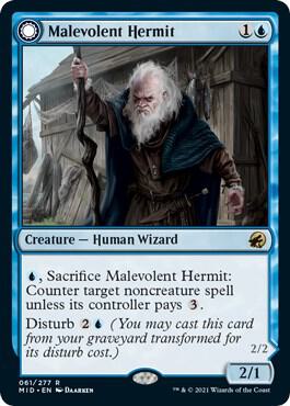 Malevolent Hermit - 61: Innistrad: Midnight Hunt