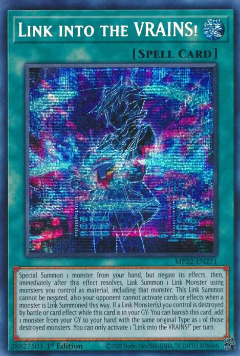 Link into the VRAINS! - MP22-EN271: 2022 Tin of the Pharaoh's Gods