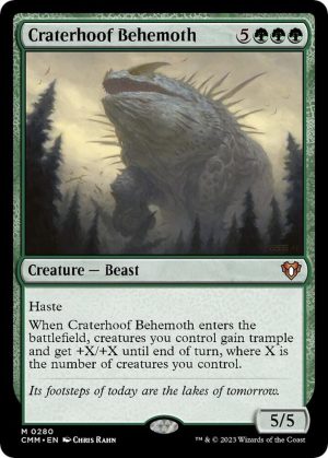 Craterhoof Behemoth - 280: Commander Masters