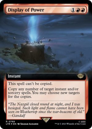 Display of Power (Extended Art) (Surge Foil) - 769: Universes Beyond: The Lord of the Rings: Tales of Middle-earth