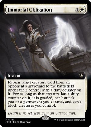 Immortal Obligation (Extended Art) - 321: Commander: Murders at Karlov Manor