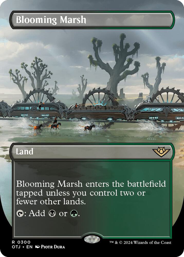 Blooming Marsh (Borderless) - 300: Outlaws of Thunder Junction