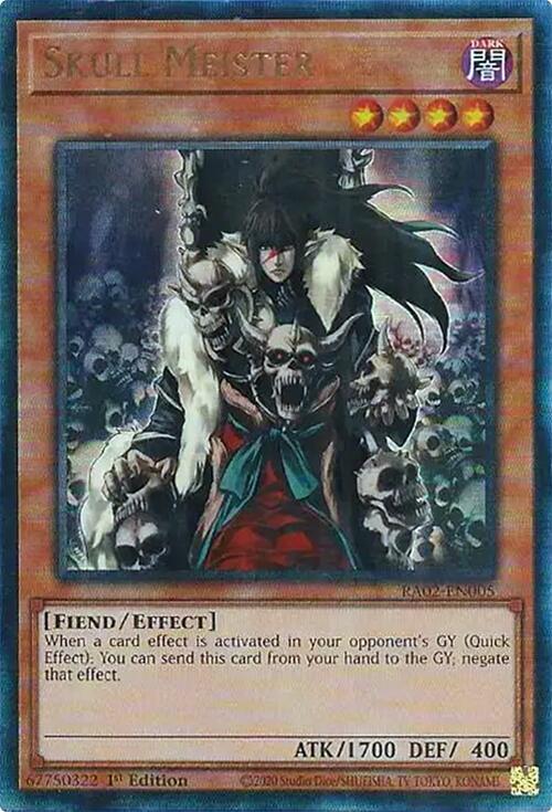 Skull Meister (PUR) - RA02-EN005: 25th Anniversary Rarity Collection II