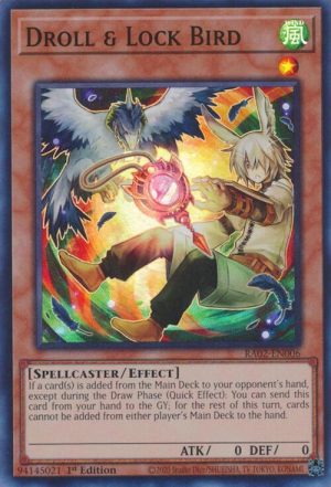 Droll & Lock Bird (Alternate Art) - RA02-EN006: 25th Anniversary Rarity Collection II
